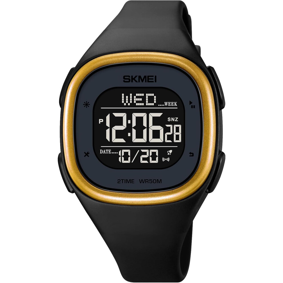 Square Digital Watch Waterproof Wrist Watch 6953698796349