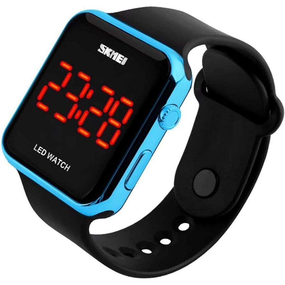 Digital Silicone Strap Alarm 50M Waterproof Wrist Watch 6953698796424