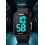 Square Digital Watch Big Numbers Dial Waterproof LED Watches 3