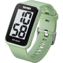 Square Digital Watch Big Numbers Dial Waterproof LED Watches