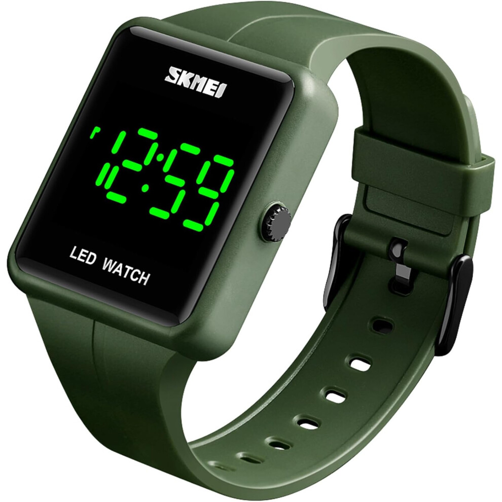 Led Digital Watch Date Time 3Bar Waterproof Wrist 6953698797179