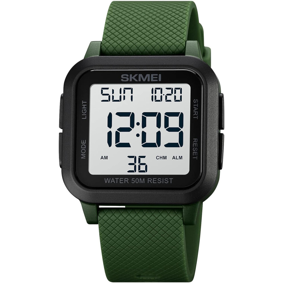 Led Digital Watch Date Time 3Bar Waterproof Wrist 6953698797209