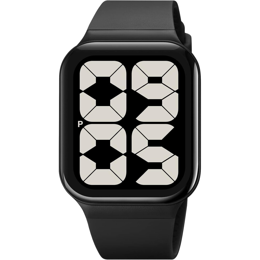 Led Digital Watch Date Time 3Bar Waterproof Wrist 6953698797230