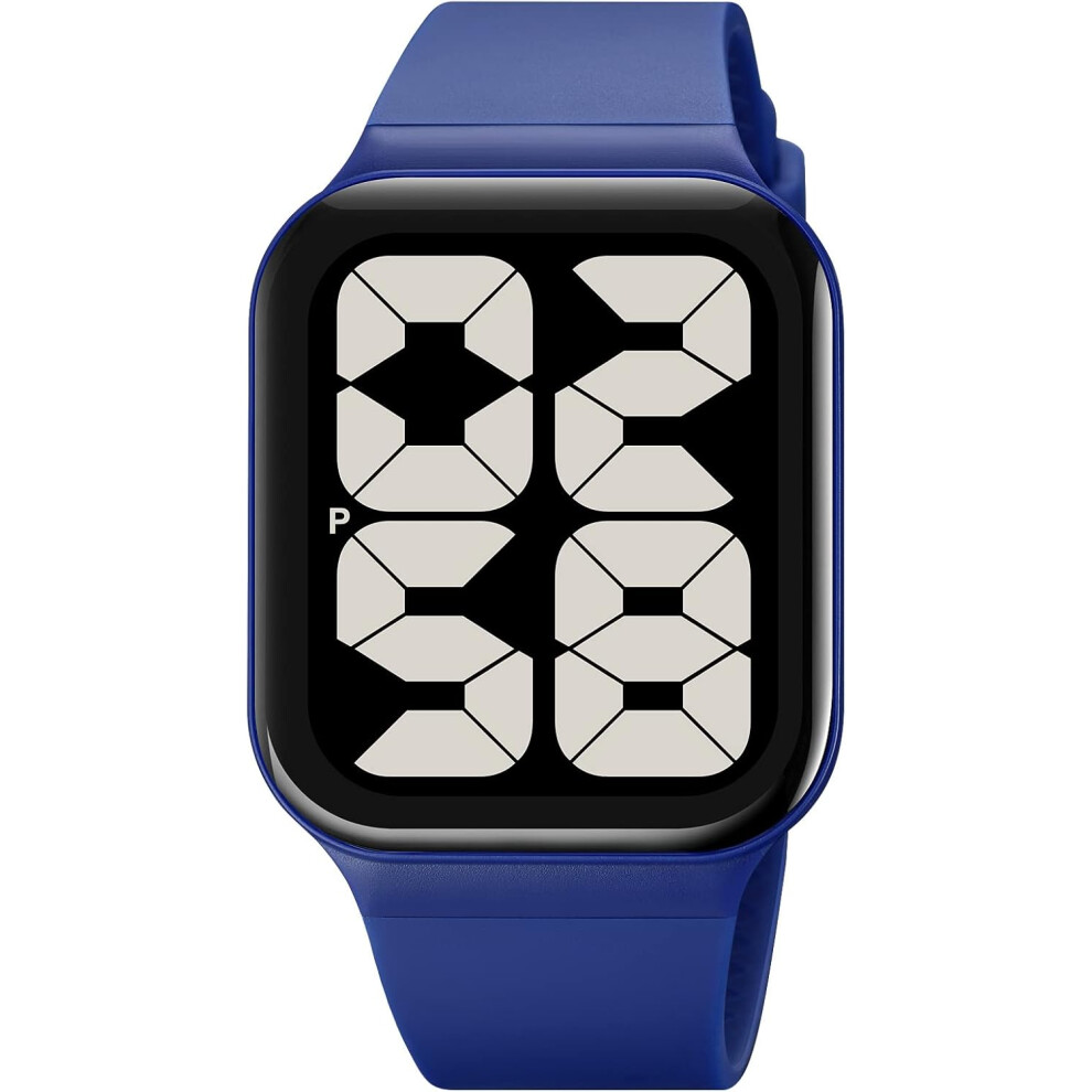 Led Digital Watch Date Time 3Bar Waterproof Wrist 6953698797247