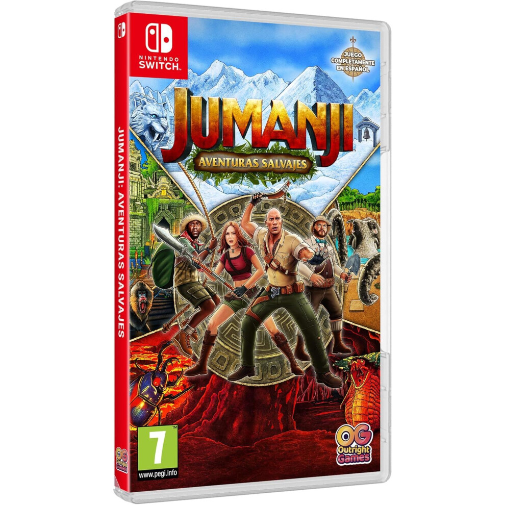 Jumanji Wild Adventures Switch (Spanish Box Multi Language In Game) 5061005351066