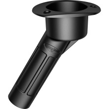 Mate Series Plastic 30 Rod Cup Holder-Open-Oval Top-Black [P2030B]