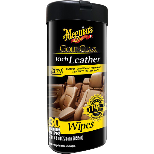 Meguiar'S Gold Class Rich Leather Wipes