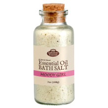 Fabulous Frannie Moody Girl (PMS Relief) Mineral Bath Salt Pure Essential Oils (Clary Sage  Geranium  Lavender and Oregano) 7oz (Pack of 1)