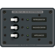 Blue Sea 8058 Panel 120Vac 3 Position