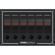 Paneltronics Dc6 Position Illuminated Rocker Switch