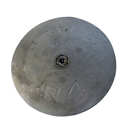 Tecnoseal R4 Rudder Anode - Zinc - 5" Diameter (51617)