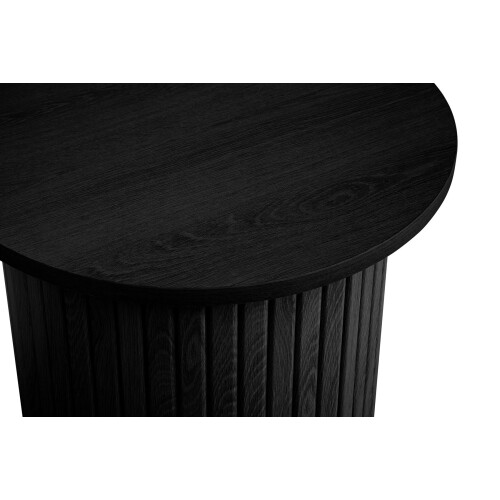 Black Fluted Side Table Axel Birlea 2