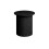 Black Fluted Side Table Axel Birlea 1