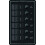 Blue Sea 8373 Water Resistant 6 Position-Black-Vertical Mount Panel 1
