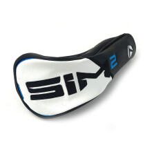 TaylorMade New 2021 Golf Sim2 Rescue Hybrid Headcover Black/White/Blue