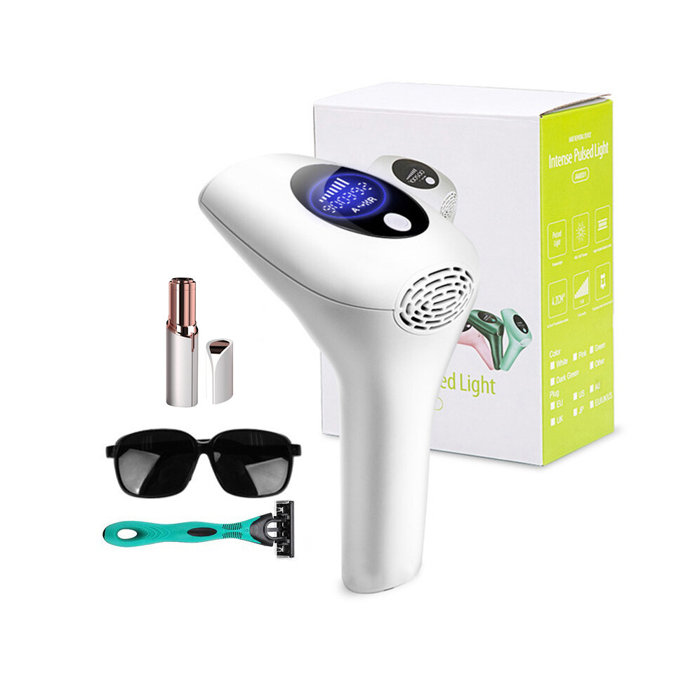 Goplushtoy White ( With Mini Hair Remover) Ipl Laser Hair Removal Epilator Painless Permanent