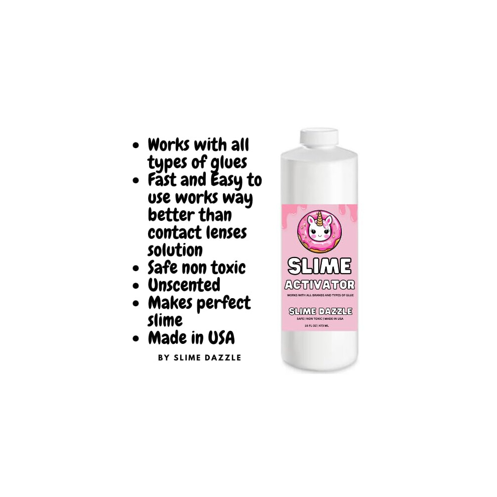 Cléopâtre – Kit Complet Pour Fabriquer Du Slime – Colle Transparente, Blanche, Activateur, Paillettes – 6 Pièces – Made In France