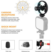 NEW-OPENED BOX CAMOLO Vlogging Kit Smartphone Video Microphone Kit for Phones
