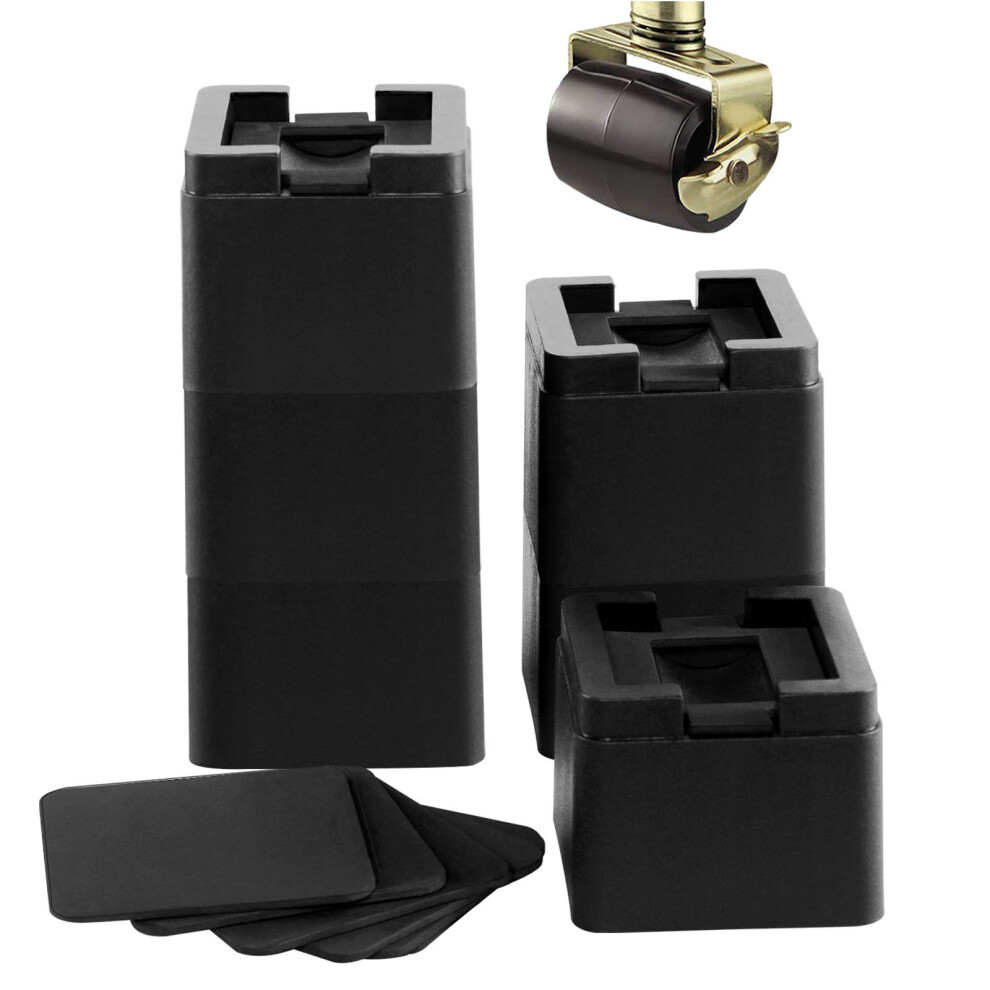 Btsd-Home 3-Calowe Wytrzymale Lzka I Stojaki Do Mebli Regulowane Podnosniki Do Lzek Pasuja Do Wszystkich Kl Mebli Sofy I Stoly Kanapy 6 Szt.-image