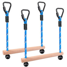 BeneLabel 2 Ninja Monkey Bars Obstacle Obstacle Course Bars Buitenspeelset Obstacle Course voor trainingsapparatuur Geweldig voor kinderen en jongeren