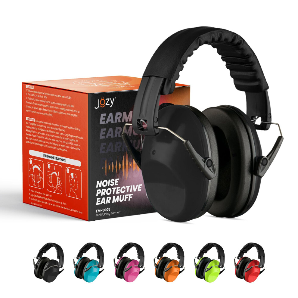 Jozy Noise Canceling Headphones For Kids Snr 26Db Ear Protection For Autism Sound Proof Sensory Muffs For Hearing Concerts 628942630408