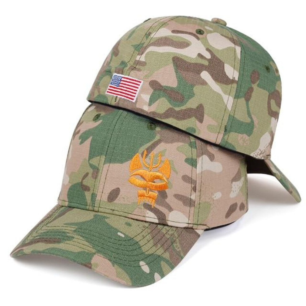 (camouflage) Baseball Caps Men &apos;S And Women &apos;S \"Seal Team Series \"Tactical Baseball Cap Snapback Stretchable Hat Running /Fishing