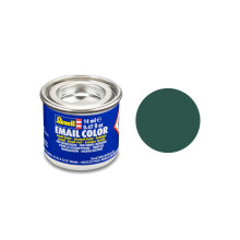 Revell Matt Sea Green (RAL 6028) Email Colour - 14ml Model Paint No.48