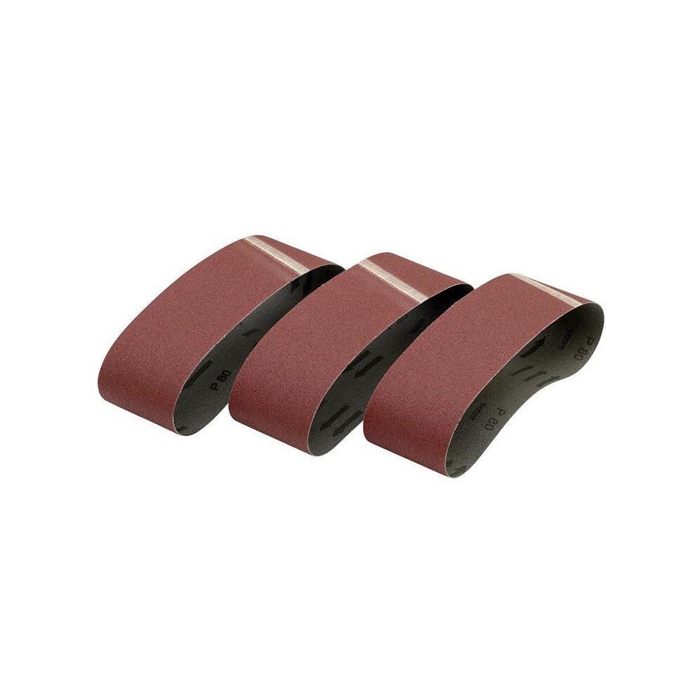 DEWALT DT3300-QZ Sanding Belt 533 x 75mm 40G Pack Coarse Grit of 3 Fits DCW220NT