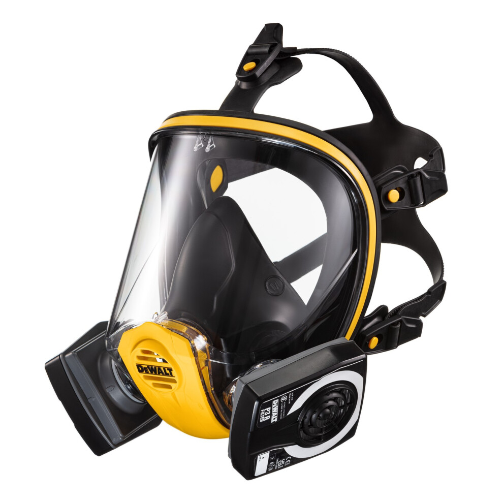 Dewalt Medium P3 Filter Full Face Protection Mask Visor Dust Mask Respirator