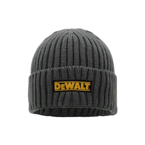 DeWalt Dewalt Indianapolis Grey Knitted Beanie Hat DEWINDBEAN
