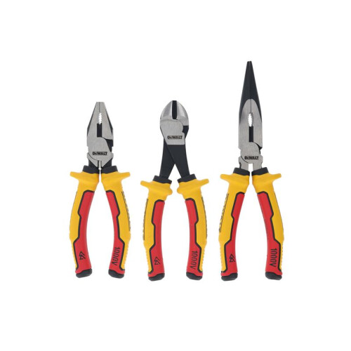 DeWalt DeWALT Hand Tools DWHT82811-0 VDE Plier Set, 3 Piece DHT082811