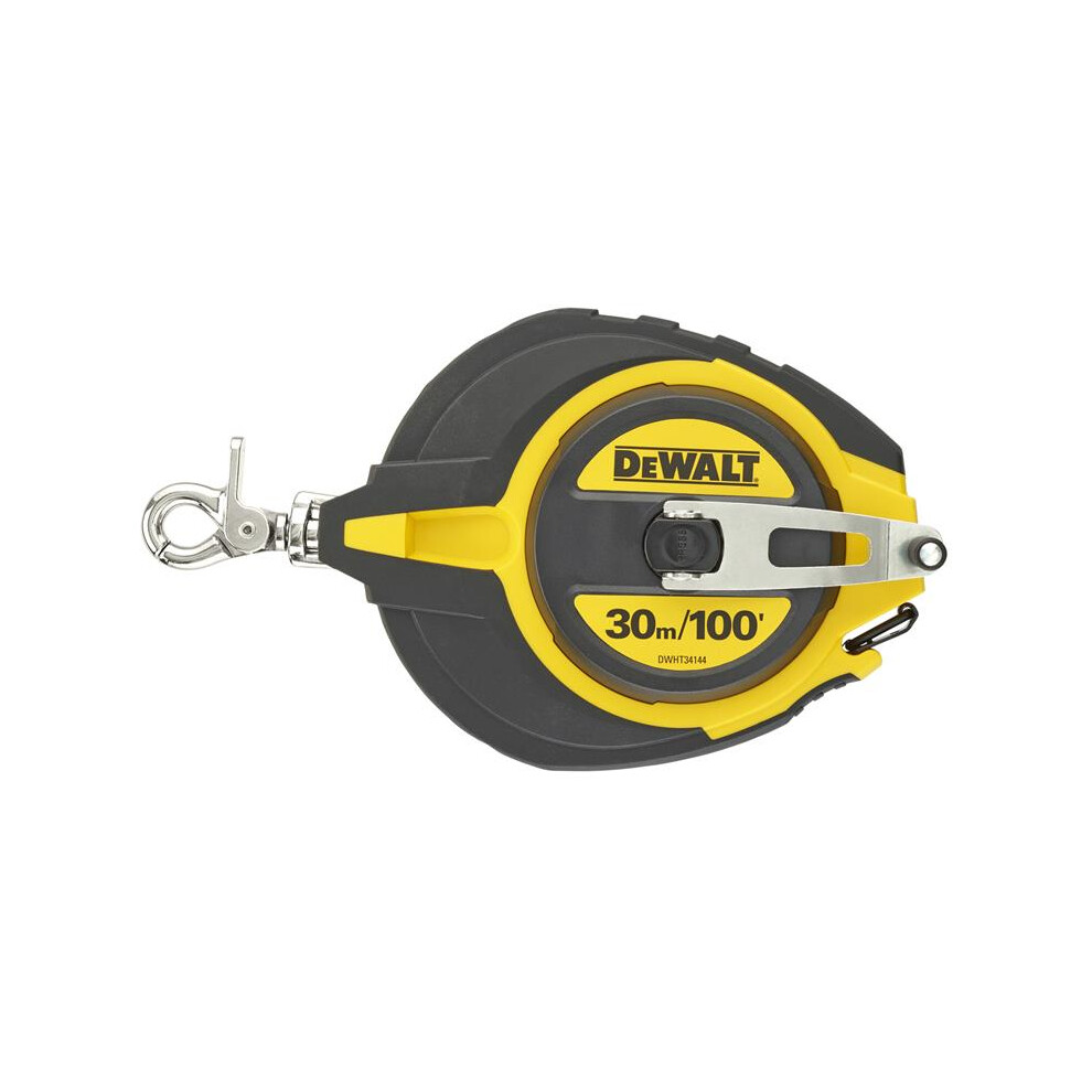 Dewalt DWHT0-34144 Steel Long Tape Measure 30m/100ft (Width 12mm) DHT034144