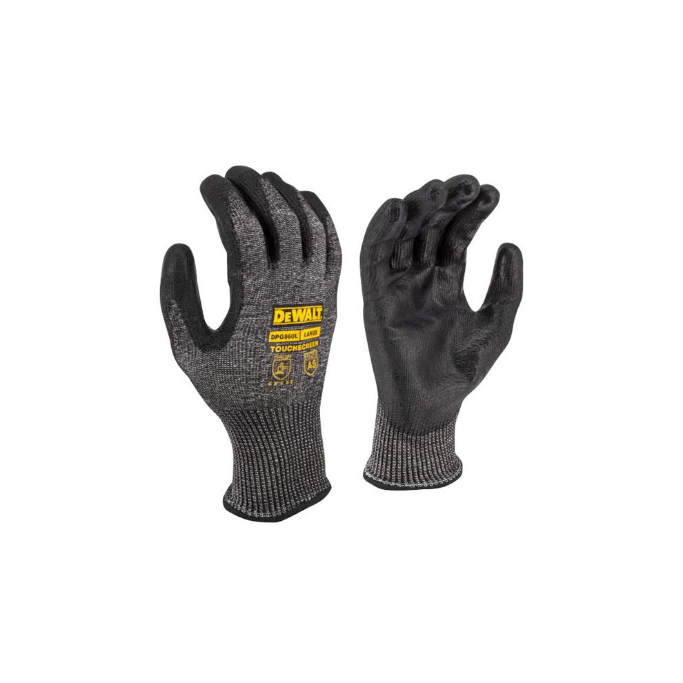 DEWALT DPG860L EU Cut D Touchscreen Gloves - L (Size 9) DEWDPG860L