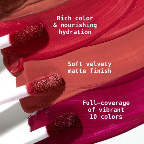 Ruby Kisses Velvet Lip Cream, Ματ Φινίρισμα, Πλούσιο Χρώμα, Μακράς Διάρκειας 2