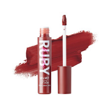 Ruby Kisses Velvet Lip Cream Matte Finish Lipstick Rich Color Long Lasting Lip Stain Lightweight Nourishing Hydration High Pigment Li