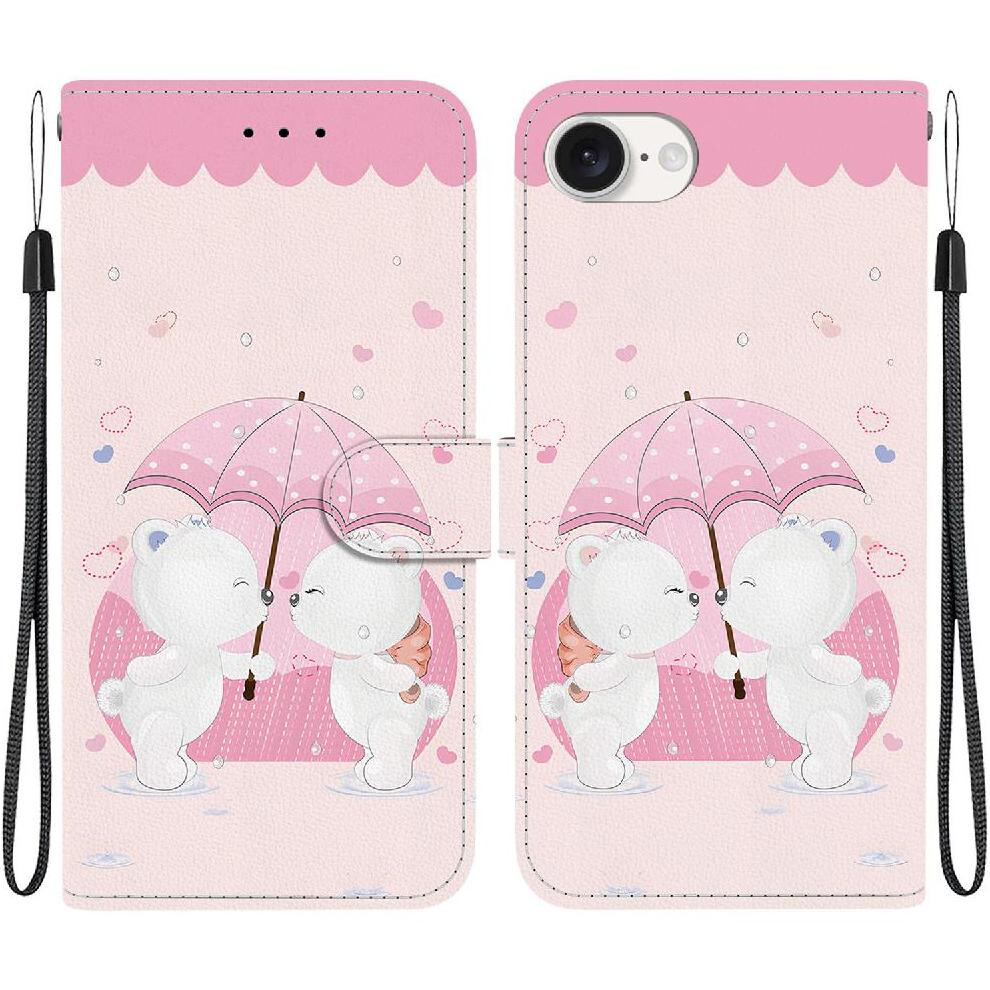 (Ohter) Case For Iphone 16E Pattern Cover Flip Leather Wallet Pu Leather 764549542697