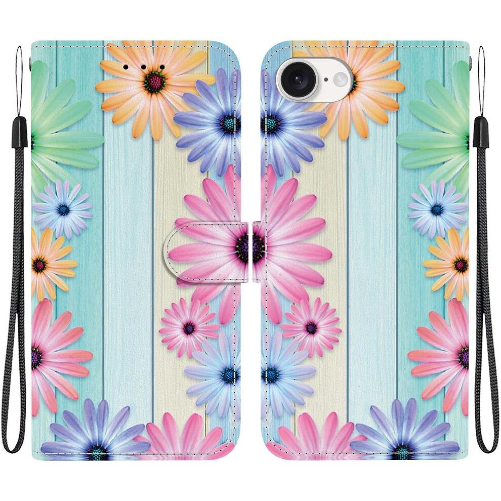 (C1 ) Case For Iphone 16E Pattern Cover Flip Leather Wallet Pu Leather 764549542666
