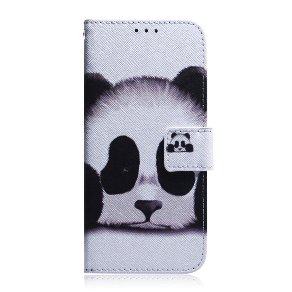 (C8 ) Flip Case For Iphone 16E Magnetic Closure Pu Leather Wallet Card Slots Painted 764549542970