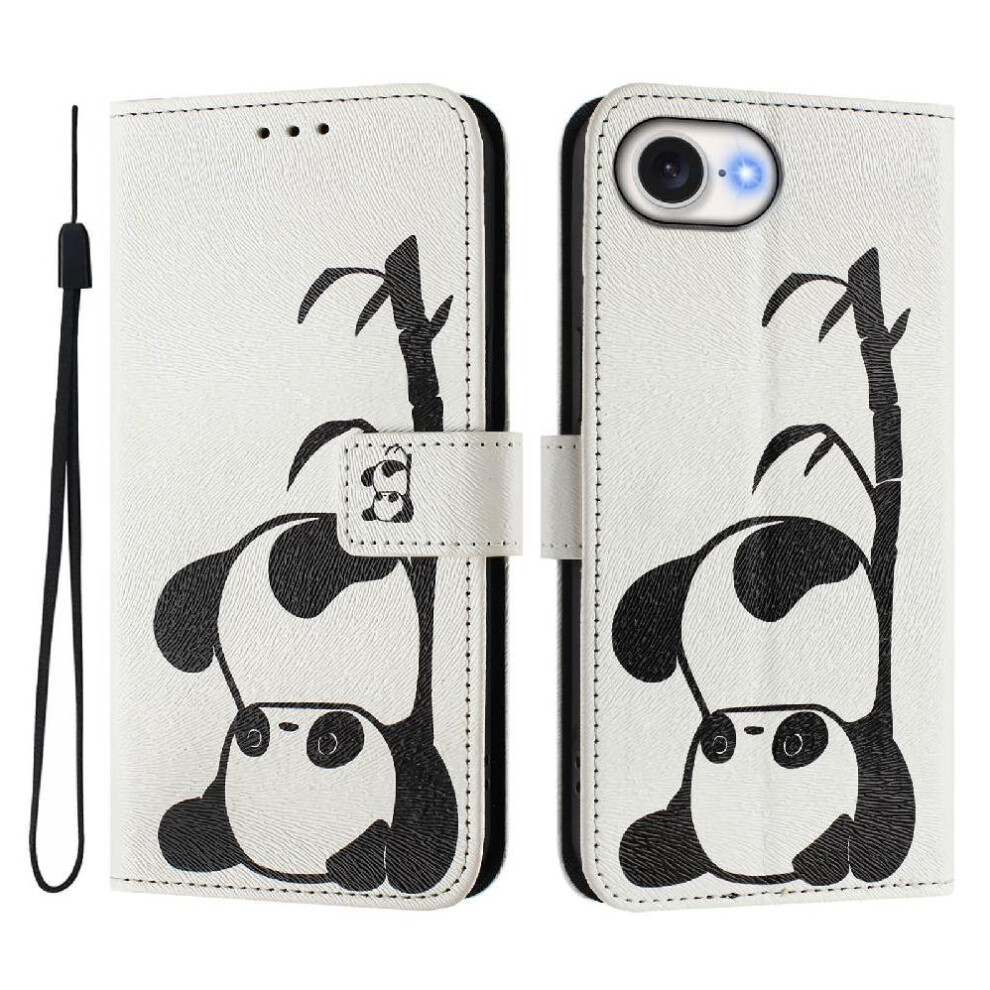 (C1 ) Case For Iphone 16E Pattern Card Holder With Credit Slot Wallet Cover Flip Pu Leather 764549543052
