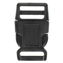 West Coast Paracord Black Side Release Sp?nder - Armb?nd N?gleringe N?gleb?nd og mere (5 tommer dobbeltstang 50 pakke)
