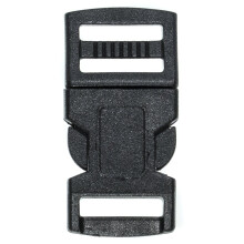 West Coast Paracord Black Side Release Sp?nder - Armb?nd N?gleringe Snore og mere (5/8 tommer dobbeltstang 10 pakke)