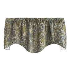 Valanssit Valance-verhoille - Kyt olohuoneen verhoille Olohuoneen verhot - mys keittin verhot Keittin ikkunanksittelyt Swag Lyhyet verhot Sinis