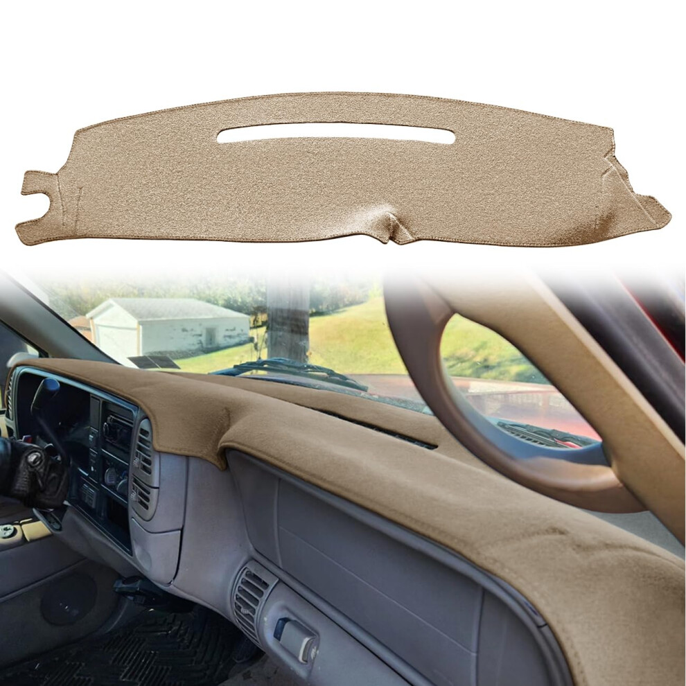 Dash Cover Custom Fit For 1997-2000 Chevy Chevrolet Silverado/Gmc C1500 C2500 C3500 K1500 K2500 K3500 1997-99 Gmc Yukon/Chevy Tahoe Suburban Dashboa 699946287189