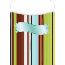 Barker Creek Peel & Stick Library Pockets Ribbon by the Yard Idem for Holding Library Index and Flash Cards Hall passe des recettes et plus encor