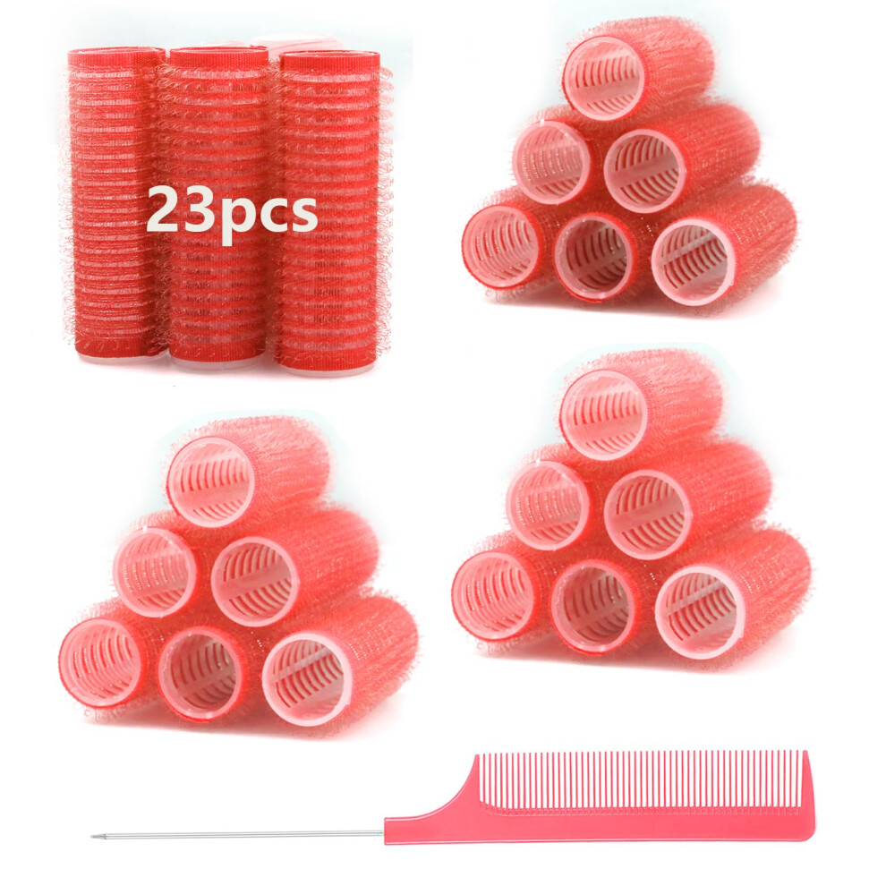 Stemmingskeuze Moodkey 24Pcs Self Grip Small Hair Curlers Set Heatless Roller Hair Curlers Pro Salon Hairdressing Curler Diy Curly Hairstyle Ha