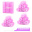 MOODKEY 24PCS Rulos de Pelo Pequeños Autoadhesivos Sin Calor 1