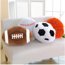4 PC -uri sport aruncat perne pufoase de fotbal umplute minge de plu? cu perna de baseball aruncnd perna moale de umplutura perne de plu? de fot