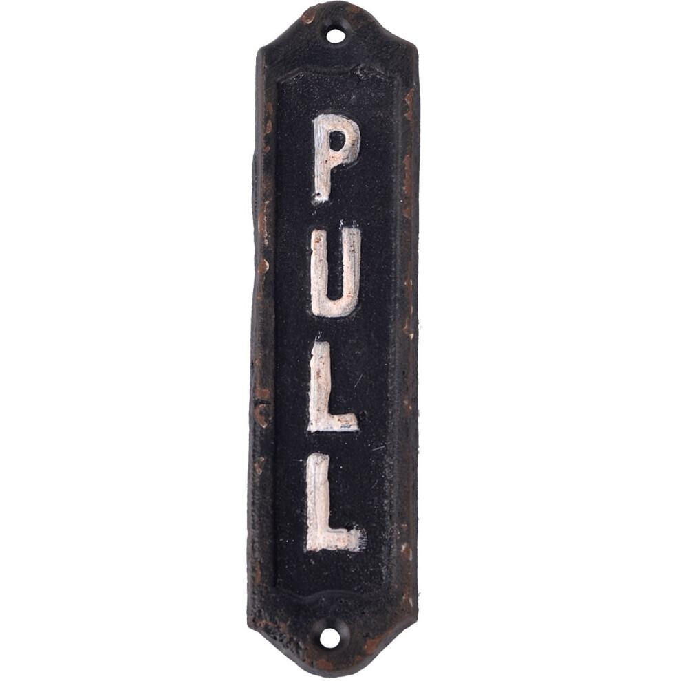 Nikky Home Turschild Zum Ziehen, Metall, Gusseisen, Vertikale Schilder, Fur Geschafte, Zuhause, Cafes, Geschafte, Unternehmen, Buros, Bauernhaus,-image