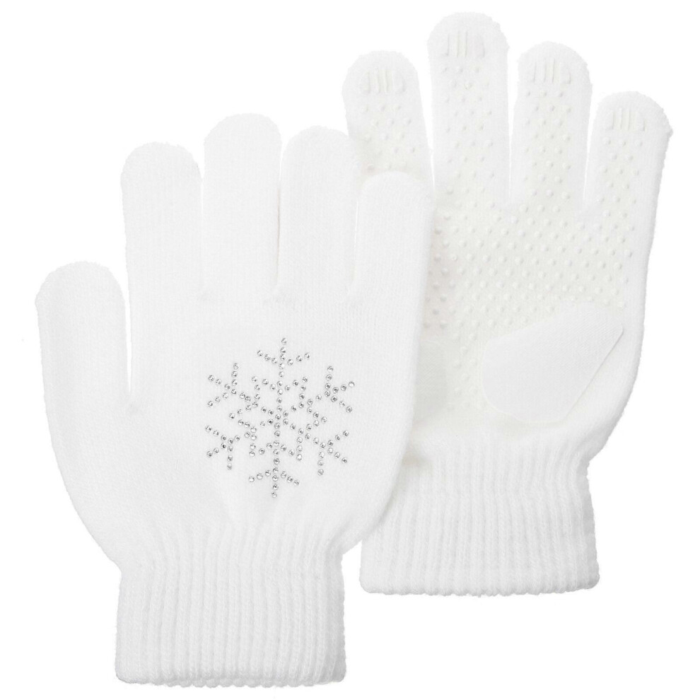 Kricely (As Show, One Size) 1 Pair Skiing Gloves Stage Gloves Skating Party Performance Gloves Decorative Gloves For Women