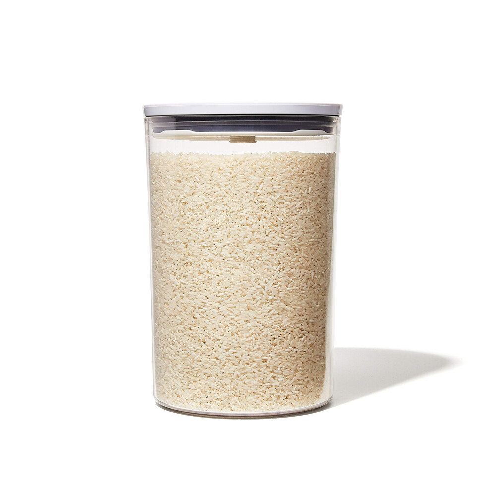 OXO Good Grips Round POP Container  Large 52 Qt for flour  sugar  cereal and more  Airtight Food Storage  BPA Free  Dishw